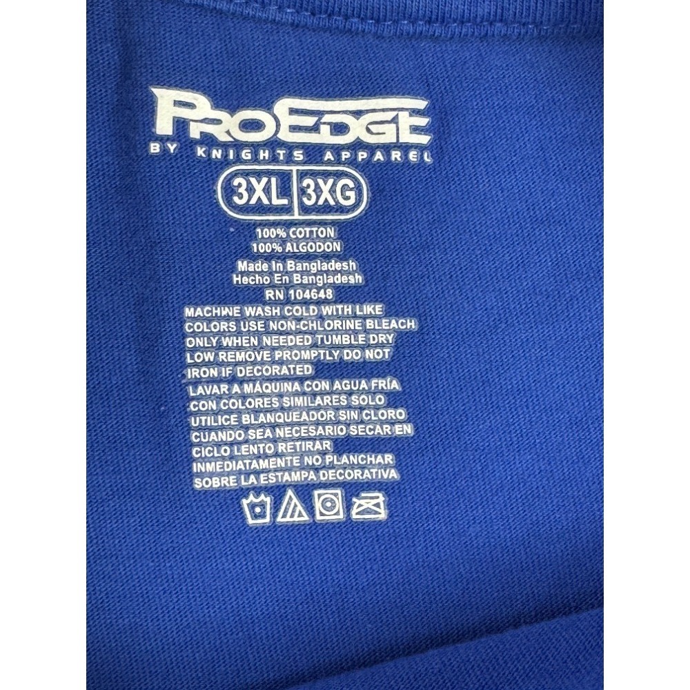 Kentucky Wildcats ProEdge Long Sleeve Shirt 3XL Blue Distressed Graphics Mens 3X - Picture 2 of 6